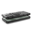 For OPPO Realme 9 Pro+ Magnetic Ring Holder PC + TPU Phone Case(Black)