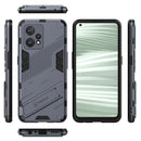 For OPPO Realme 9 Pro+ Punk Armor 2 in 1 PC + TPU Shockproof Phone Case with Invisible Holder(Grey)