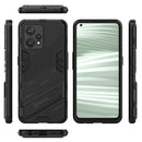 For OPPO Realme 9 Pro+ Punk Armor 2 in 1 PC + TPU Shockproof Phone Case with Invisible Holder(Black)