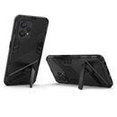 For OPPO Realme 9 Pro+ Punk Armor 2 in 1 PC + TPU Shockproof Phone Case with Invisible Holder(Black)