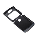 For Motorola Moto Razr 5G Cowhide Texture PU Phone Case(Blue)