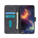 For Motorola Moto G22 KHAZNEH Retro Texture Leather Phone Case(Black)