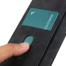For Motorola Moto G22 KHAZNEH Retro Texture Leather Phone Case(Black)