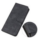 For Motorola Moto G22 KHAZNEH Retro Texture Leather Phone Case(Black)