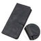 For Motorola Moto G22 KHAZNEH Retro Texture Leather Phone Case(Black)