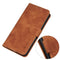 For Motorola Moto G22 KHAZNEH Retro Texture Leather Phone Case(Brown)