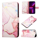 For iPhone SE 2022 / SE 2020 / 8 / 7 PT003 Marble Pattern Flip Leather Phone Case(LS005)