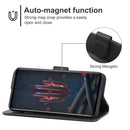 Leather Phone Case For ZTE nubia Red Magic 6s(Black)