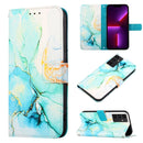For Samsung Galaxy A13 5G PT003 Marble Pattern Flip Leather Phone Case(LS003)
