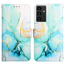 For Samsung Galaxy A13 5G PT003 Marble Pattern Flip Leather Phone Case(LS003)