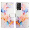 For Samsung Galaxy A53 5G PT003 Marble Pattern Flip Leather Phone Case(LS004)