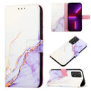 For Samsung Galaxy A53 5G PT003 Marble Pattern Flip Leather Phone Case(LS006)