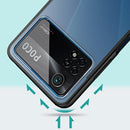 For Xiaomi Poco X4 Pro 5G Four-corner Shockproof TPU + PC Protective Phone Case(Black)