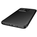 For Xiaomi Redmi 10C Carbon Fiber Texture Shockproof TPU Phone Case(Black)