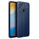 For Xiaomi Redmi 10C Litchi Texture TPU Shockproof Phone Case(Blue)