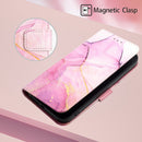 For Motorola Moto G50 5G PT003 Marble Pattern Flip Leather Phone Case(Pink Purple Gold LS001)