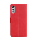 For LG Velvet Ultra-thin Voltage Side Buckle PU + TPU Leather Phone Case(Red)