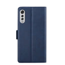 For LG Velvet Ultra-thin Voltage Side Buckle PU + TPU Leather Phone Case(Blue)