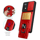 For Xiaomi Poco X4 Pro 5G Sliding Camshield TPU+PC Phone Case with Card Slot(Black)