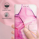 For OPPO A94 5G / A95 5G / F19 Pro+ 5G / Reno5 Z PT003 Marble Pattern Flip Leather Phone Case(LS001)
