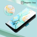 For OPPO A94 5G / A95 5G / F19 Pro+ 5G / Reno5 Z PT003 Marble Pattern Flip Leather Phone Case(LS003)