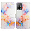 For OPPO A94 5G / A95 5G / F19 Pro+ 5G / Reno5 Z PT003 Marble Pattern Flip Leather Phone Case(LS004)