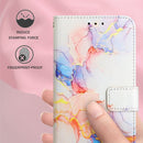 For OPPO A94 5G / A95 5G / F19 Pro+ 5G / Reno5 Z PT003 Marble Pattern Flip Leather Phone Case(LS004)