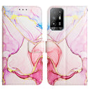 For OPPO A94 5G / A95 5G / F19 Pro+ 5G / Reno5 Z PT003 Marble Pattern Flip Leather Phone Case(LS005)