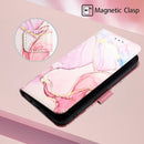 For OPPO A94 5G / A95 5G / F19 Pro+ 5G / Reno5 Z PT003 Marble Pattern Flip Leather Phone Case(LS005)