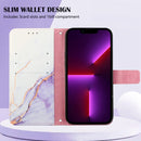 For OPPO A94 5G / A95 5G / F19 Pro+ 5G / Reno5 Z PT003 Marble Pattern Flip Leather Phone Case(LS006)