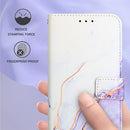 For OPPO A94 5G / A95 5G / F19 Pro+ 5G / Reno5 Z PT003 Marble Pattern Flip Leather Phone Case(LS006)