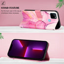 For Realme C21Y / C25Y PT003 Marble Pattern Flip Leather Phone Case(LS001)