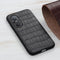 For Huawei nova 9 SE Fine Hole Crocodile Texture Genuine Leather Phone Case(Black)