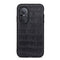 For Huawei nova 9 SE Fine Hole Crocodile Texture Genuine Leather Phone Case(Black)