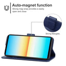 For Sony Xperia 10 IV Leather Phone Case(Blue)