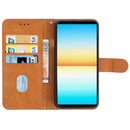 For Sony Xperia 10 IV Leather Phone Case(Brown)
