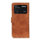 For Xiaomi Poco M4 Pro 4G KHAZNEH Retro Texture Horizontal Flip Leather Phone Case(Brown)
