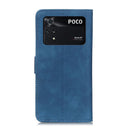For Xiaomi Poco M4 Pro 4G KHAZNEH Retro Texture Horizontal Flip Leather Phone Case(Blue)