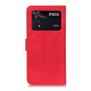 For Xiaomi Poco M4 Pro 4G KHAZNEH Retro Texture Horizontal Flip Leather Phone Case(Red)