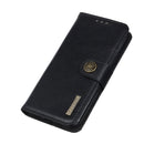 For Xiaomi Poco M4 Pro 4G KHAZNEH Cowhide Texture Horizontal Flip Leather Phone Case(Black)