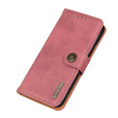 For Xiaomi Poco M4 Pro 4G KHAZNEH Cowhide Texture Horizontal Flip Leather Phone Case(Pink)