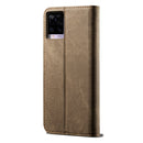 For Huawei nova 9 SE Denim Texture Leather Phone Case(Khaki)