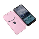 For Nokia G11 / G21 Carbon Fiber Texture Leather Phone Case(Pink)