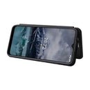 For Nokia G11 / G21 Carbon Fiber Texture Leather Phone Case(Black)