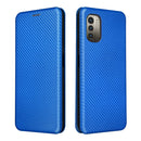 For Nokia G11 / G21 Carbon Fiber Texture Leather Phone Case(Blue)