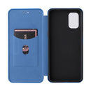 For Nokia G11 / G21 Carbon Fiber Texture Leather Phone Case(Blue)