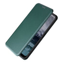 For Nokia G11 / G21 Carbon Fiber Texture Leather Phone Case(Green)