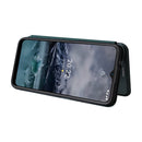 For Nokia G11 / G21 Carbon Fiber Texture Leather Phone Case(Green)
