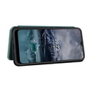 For Nokia G11 / G21 Carbon Fiber Texture Leather Phone Case(Green)