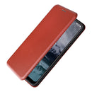 For Nokia G11 / G21 Carbon Fiber Texture Leather Phone Case(Brown)